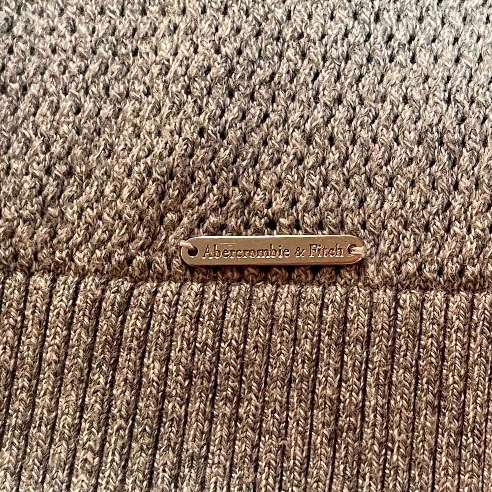 Abercrombie & Fitch | Gray Open Front Longline Cardigan | Medium - Picture 7 of 11
